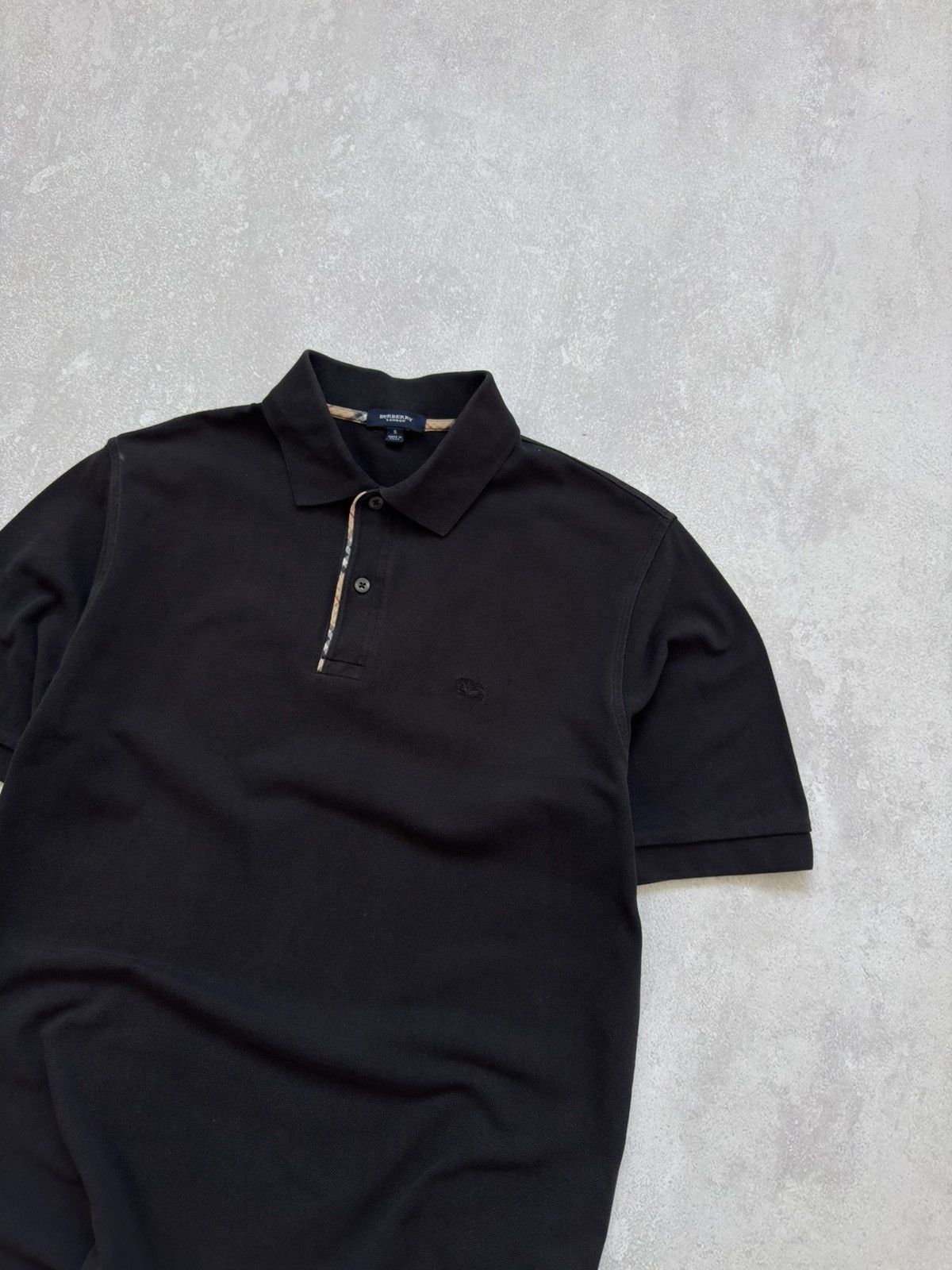 Burberry Vintage Burberry London Nova Check Black Polo Logo Size US S / EU 44-46 / 1 - 2 Thumbnail