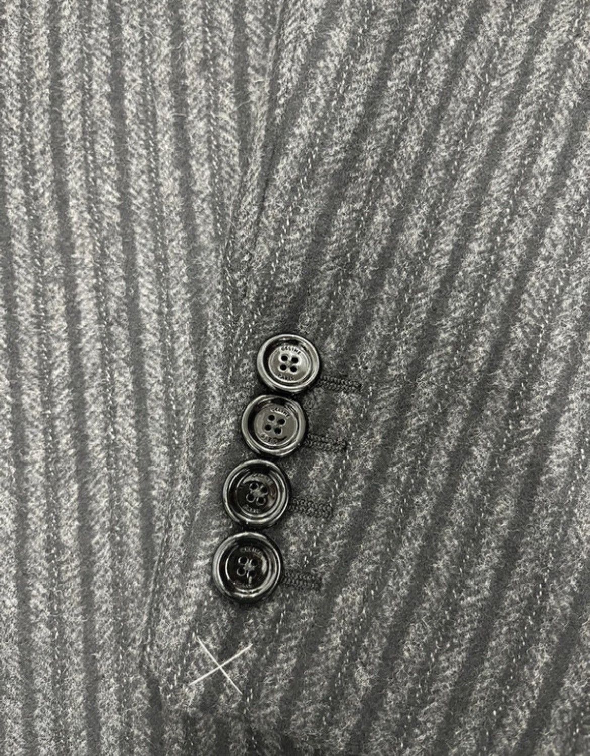 Celine FW24 CHESTERFIELD COAT IN STRIPED WOOL Size US M / EU 48-50 / 2 - 3 Thumbnail