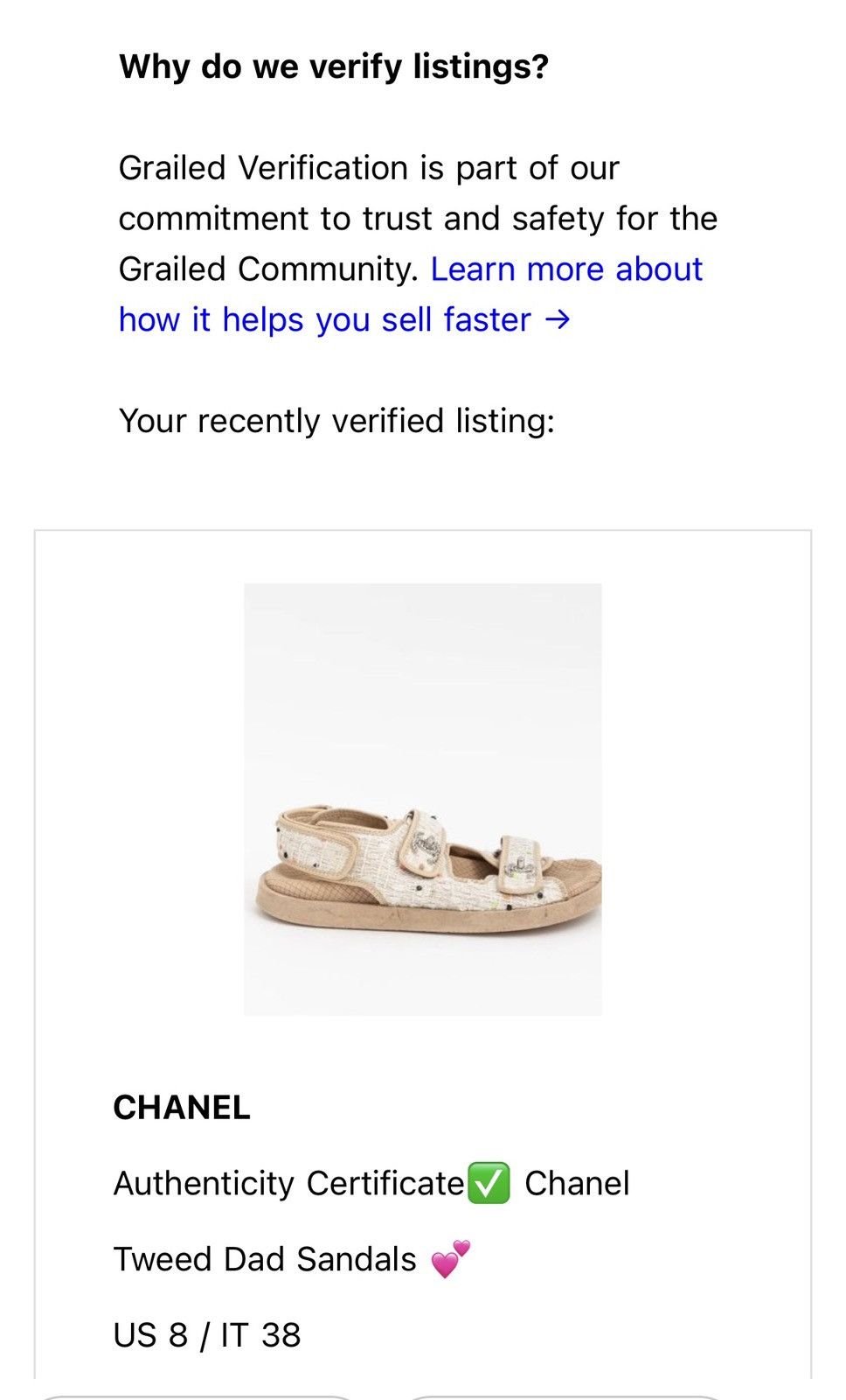 Chanel Authenticity Certificate✅ Chanel Tweed Dad Sandals 💕 Size US 8 / IT 38 - 13 Thumbnail