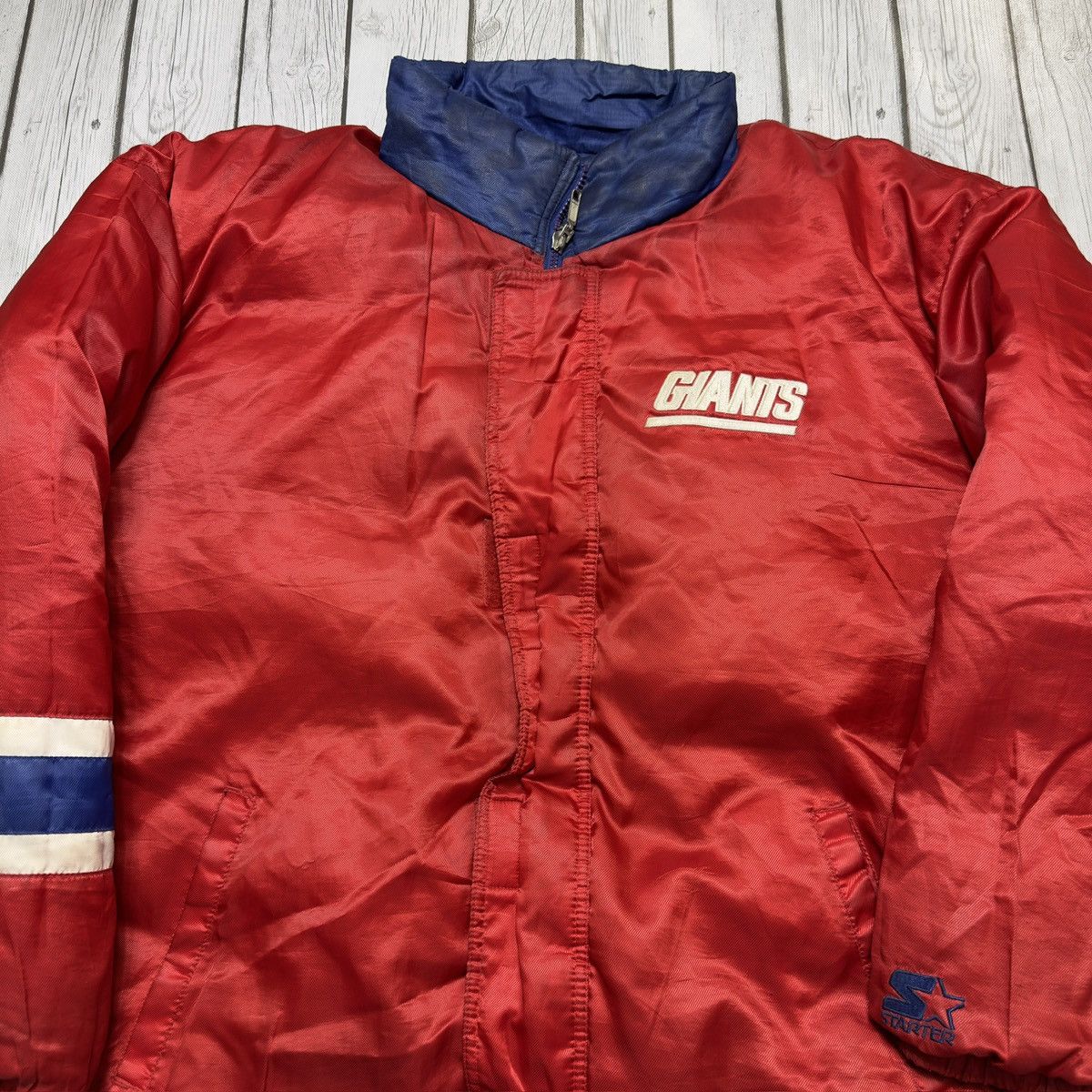NFL × Starter × Vintage Vintage New York Giants reversible jacket Size US XL / EU 56 / 4 - 5 Thumbnail
