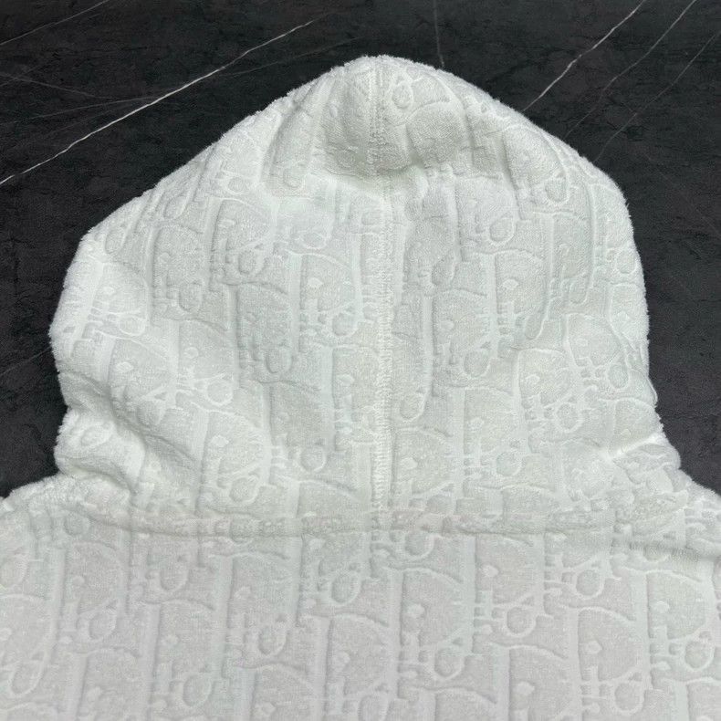 Dior Dior White Logo Hooded Sweatshirt-2506 Size US M / EU 48-50 / 2 - 2 Thumbnail