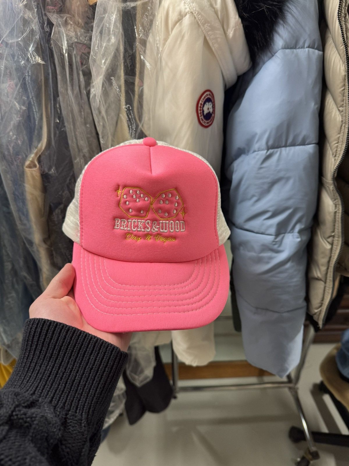 Designer Bricks & Wood Trucker hat Size ONE SIZE - 1 Thumbnail