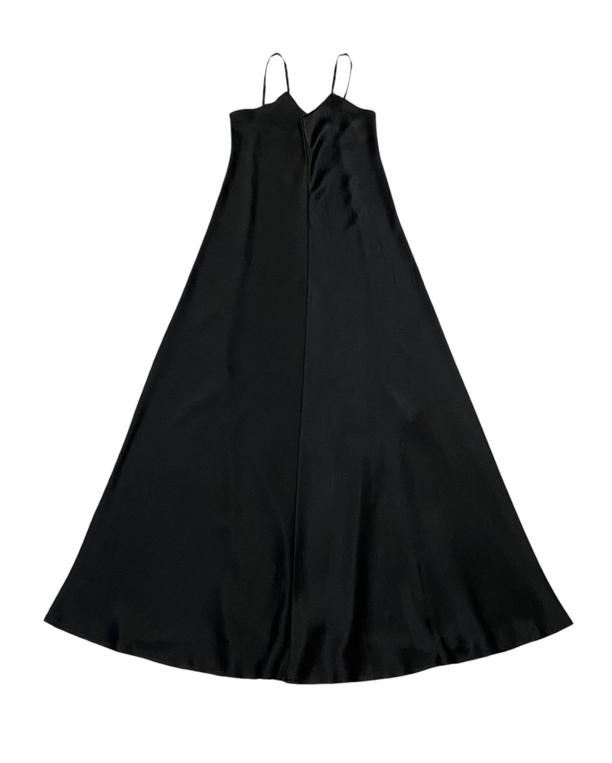 Yohji Yamamoto Yohji Yamamoto + Noir Soie Silk Midi Dress Size S / US 4 / IT 40 - 4 Thumbnail