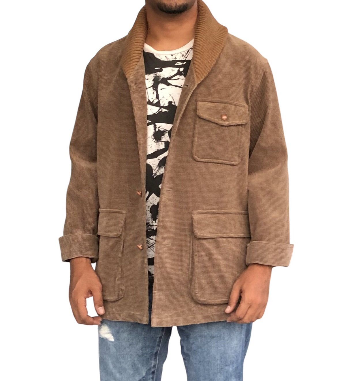 Chaps Ralph Lauren Chaps Ralph Lauren Corduroy Coat / Jacket Size US M / EU 48-50 / 2 - 1 Thumbnail