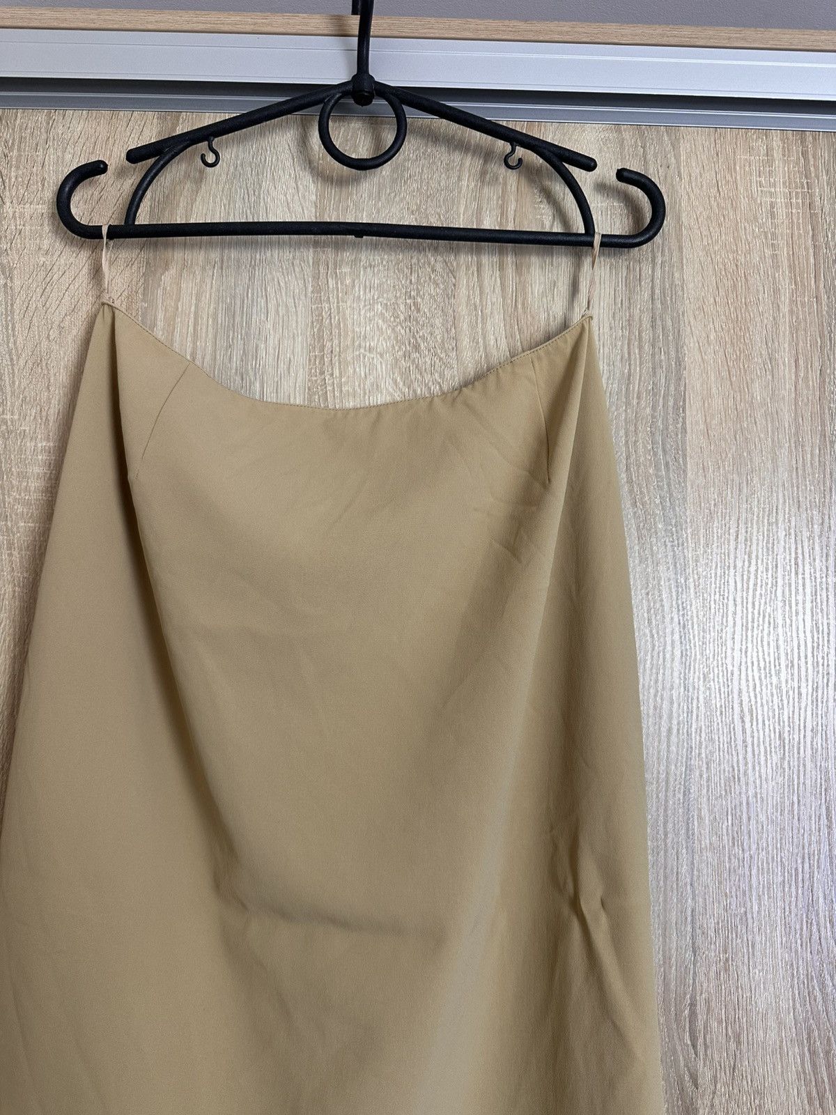 Prada 🔥 Prada Beige Pencil Skirt Knee Length Womens Italy Size 32" / US 10 / IT 46 - 2 Thumbnail