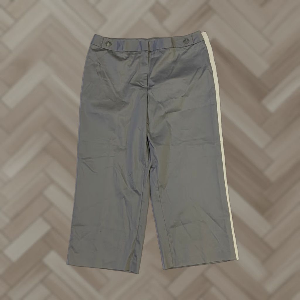 Worthington Modern Fit Trouser Dress Pants Gray Cropped size 8 Womens  Modern Fit Trouser Leg Dress