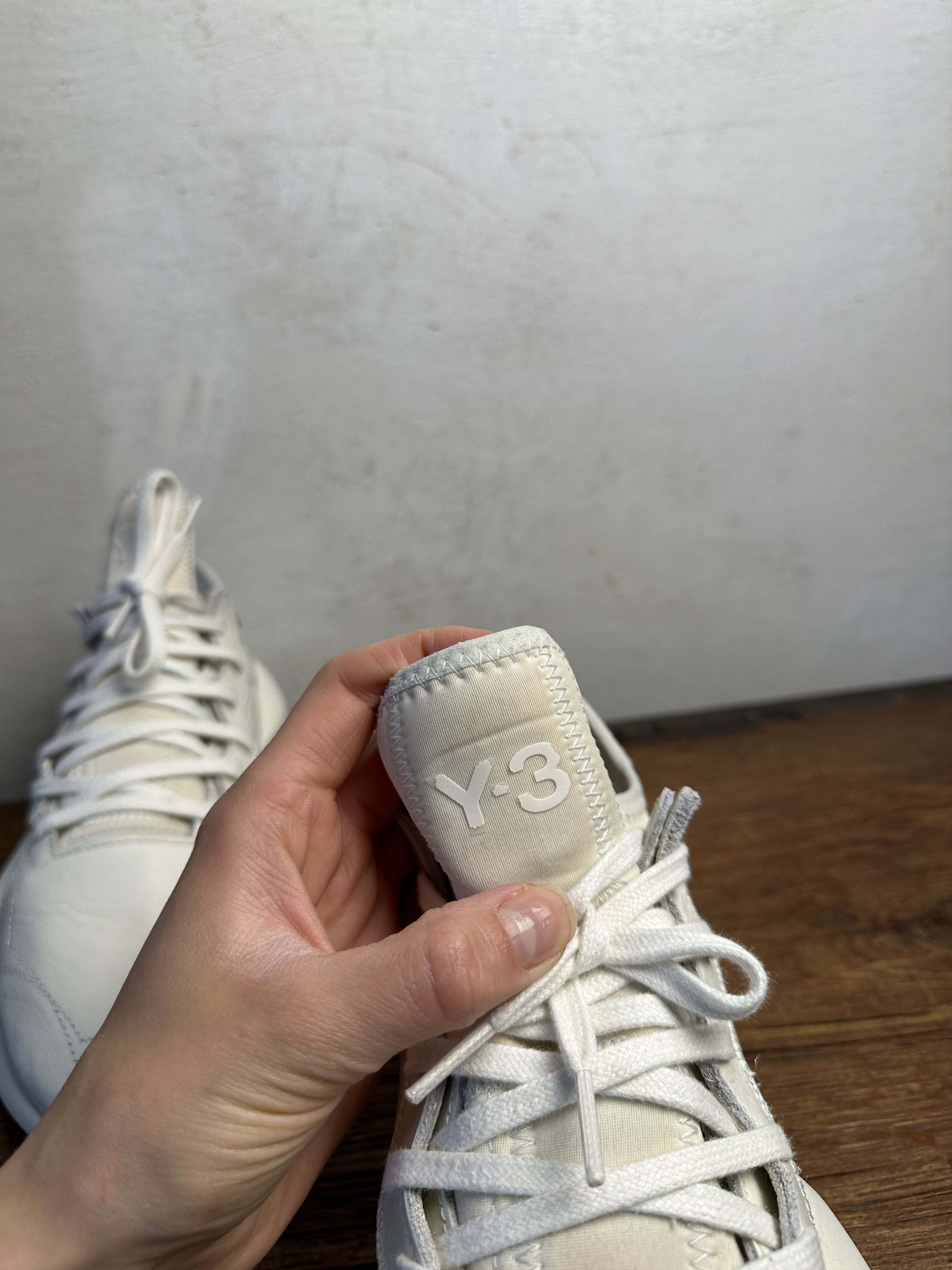 Adidas Adidas Y-3 Kaiwa Off-White Sneakers Size US 10.5 / EU 43-44 - 11 Thumbnail