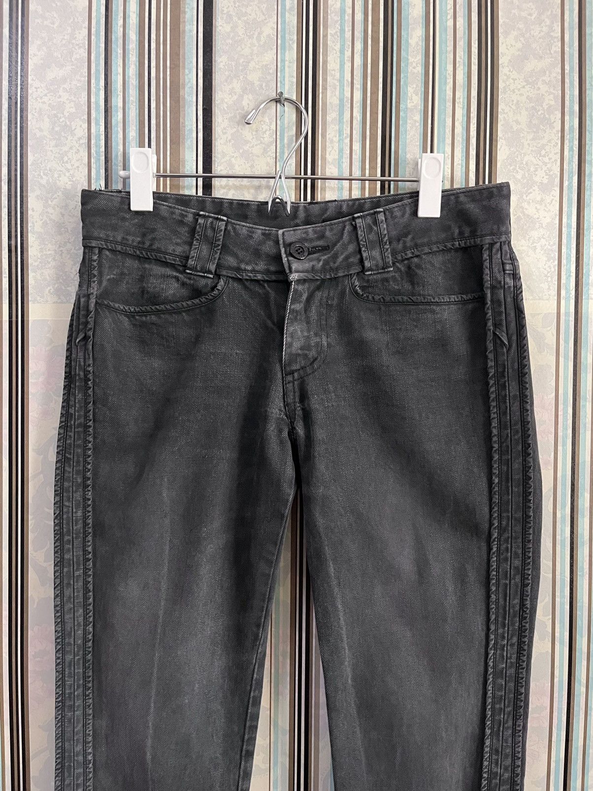 Vivienne Tam FW15 flared cutouts embossed stitch side #C2 Size 29" - 4 Thumbnail