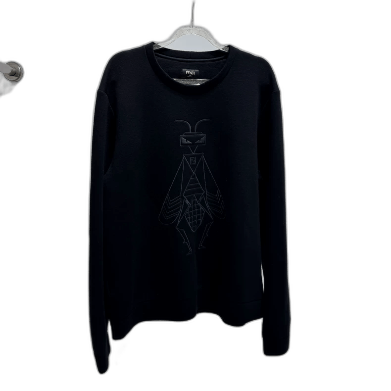 Fendi Fendi Embroidered Bee Sweatshirt Size US L / EU 52-54 / 3 - 1 Thumbnail