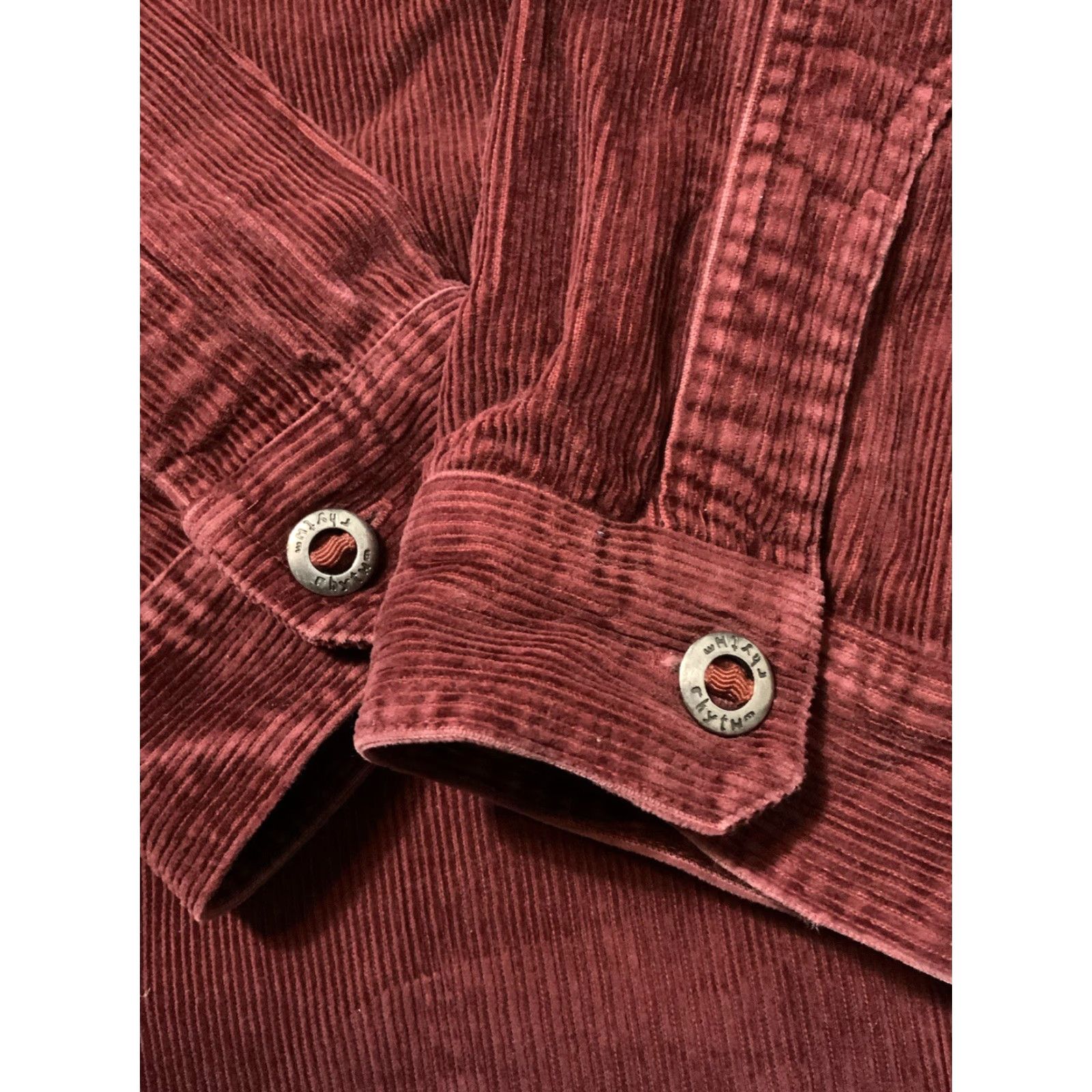 Patagonia VINTAGE Patagonia Rhythm Heavy Corduroy Western Jacket Sz. L Burgundy Cotton Ranch Sawtooth 2005 Men Size US L / EU 52-54 / 3 - 5 Thumbnail