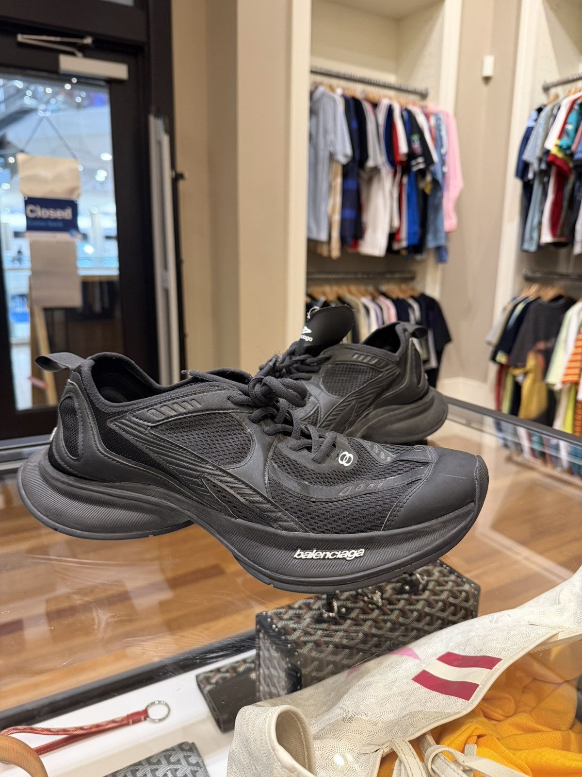 Balenciaga Balenciaga Circuit Worn Out Sneaker - Black Size US 12 / EU 45 - 2 Thumbnail