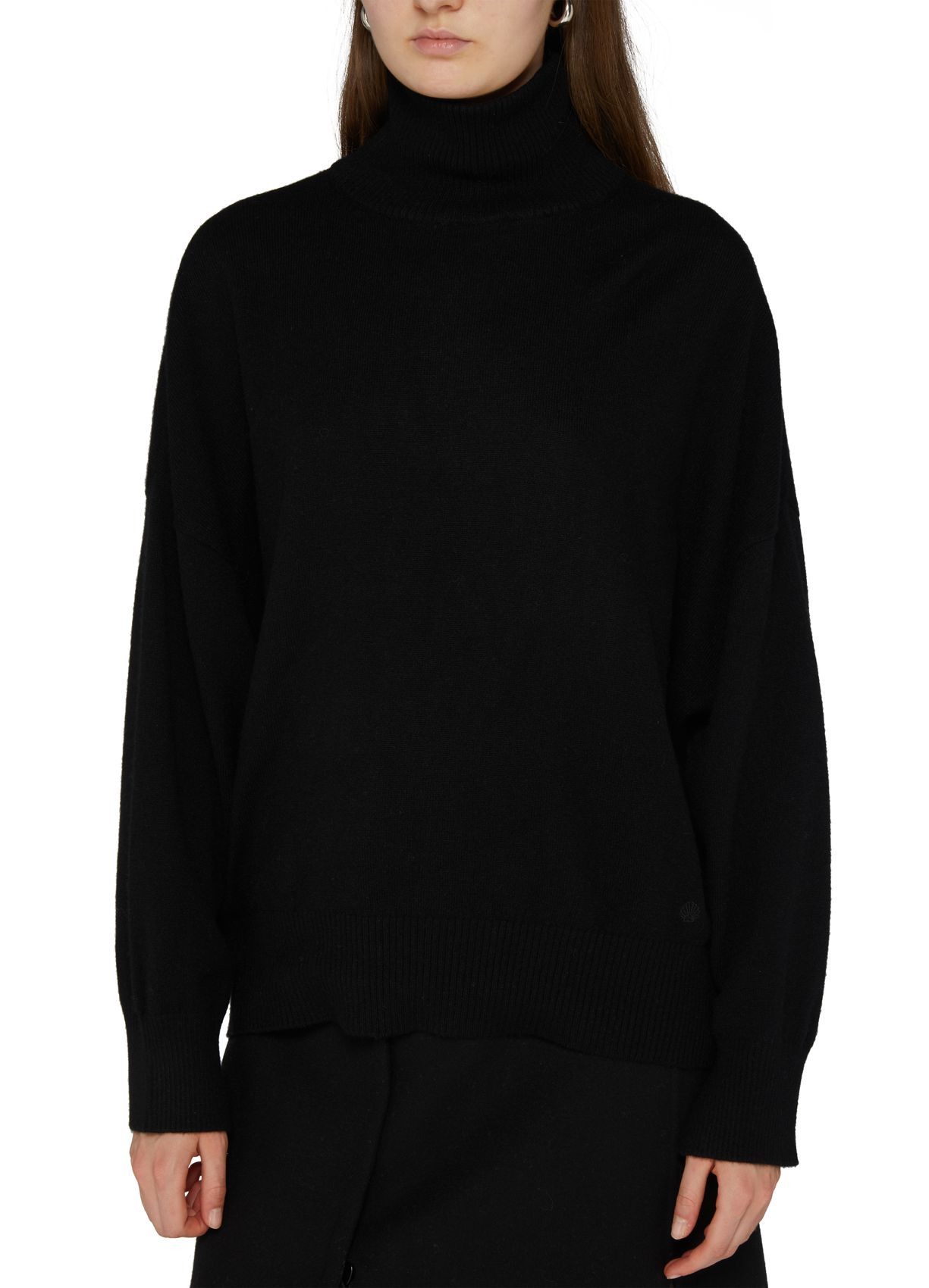 Loulou de Saison o1s22i1n1024 Cashmere Murano Sweater in Black Size S / US 4 / IT 40 - 3 Thumbnail
