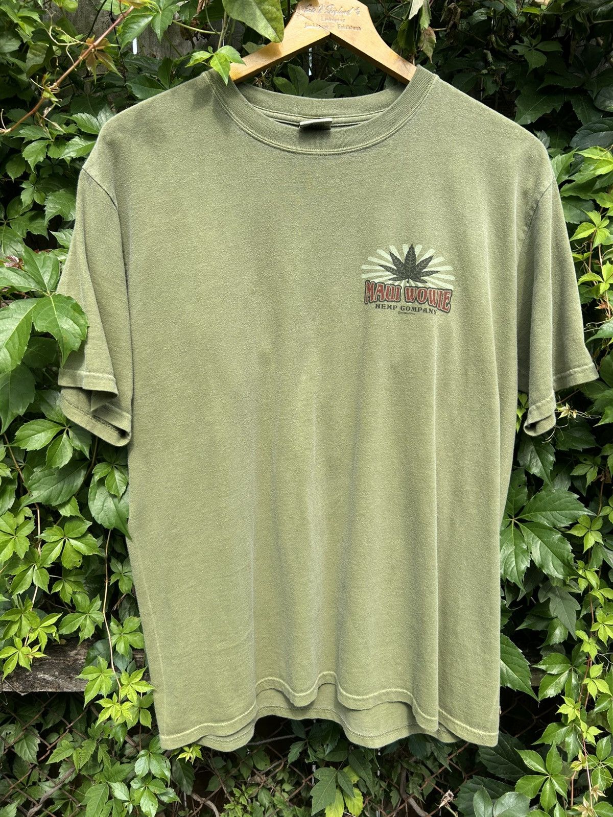 Other 90’s Maui Wowie Hemp Dyed Soft Green Tee Size US L / EU 52-54 / 3 - 3 Thumbnail