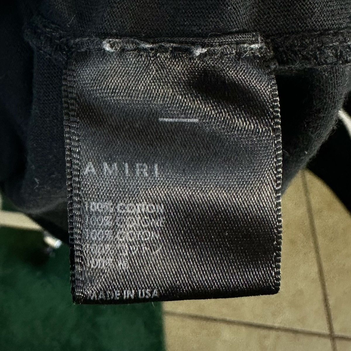 Amiri Amiri Basic Logo T-Shirt Black Size US XL / EU 56 / 4 - 4 Thumbnail