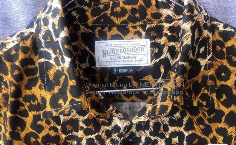 Neighborhood Neighborhood Leopard Print Short Sleeve Shirt Size US S / EU 44-46 / 1 - 5 Thumbnail