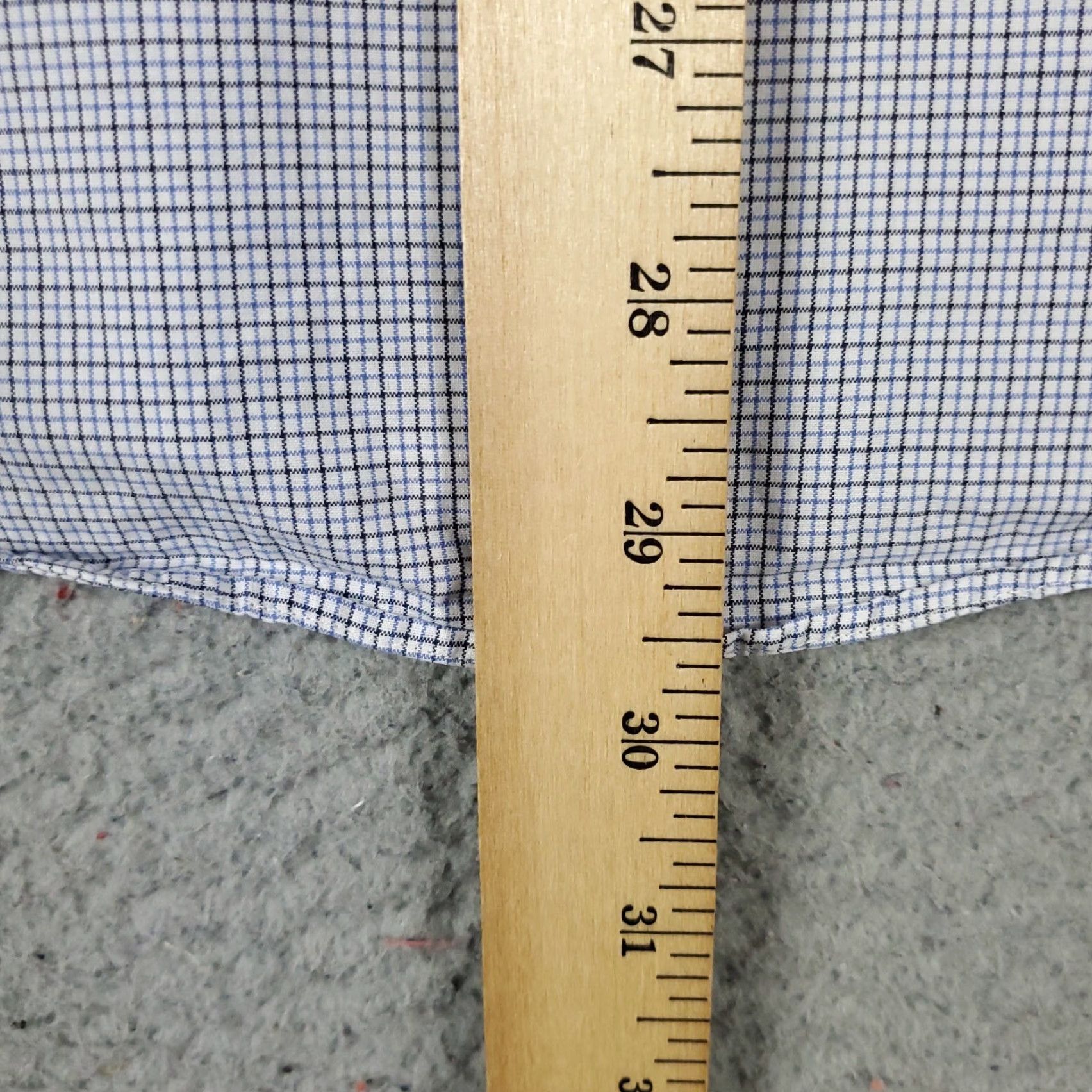 Ralph Lauren Ralph Lauren Button Up Shirt Mens Medium Blue Check Long Sleeve Casual *Stained* Size US M / EU 48-50 / 2 - 7 Thumbnail