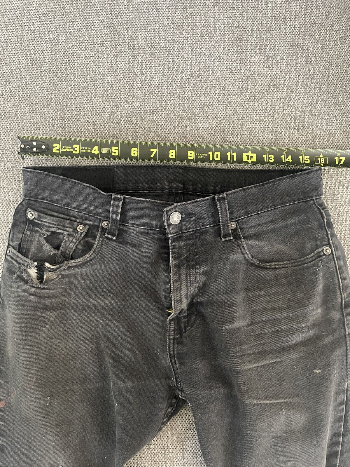 Levi's Vintage Clothing Levi’s distressed jeans Size US 30 / EU 46 - 3 Thumbnail