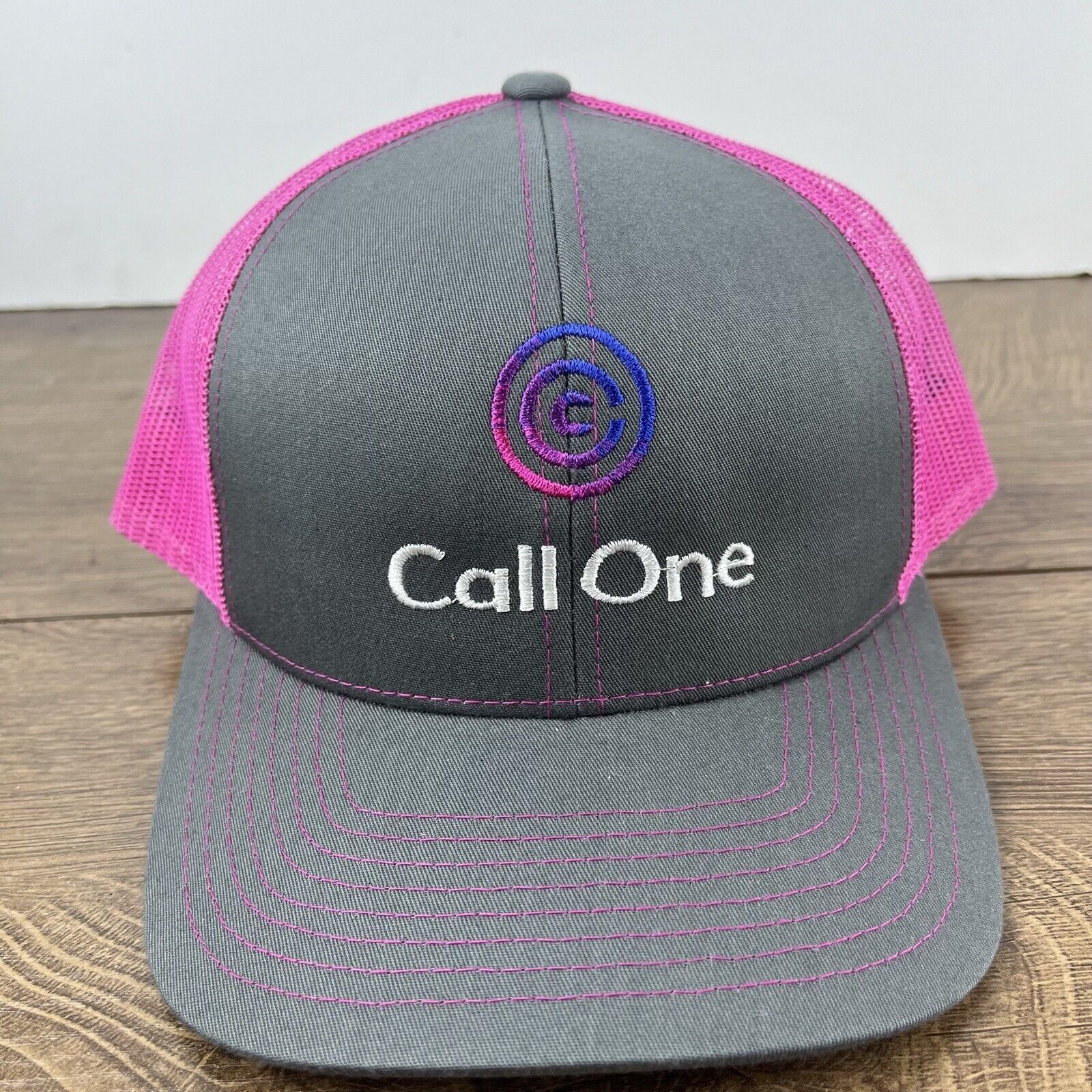 Other Call One Hat Snapback Hat Gray Adjustable Hat Adult Fit Gray Size ONE SIZE - 2 Thumbnail
