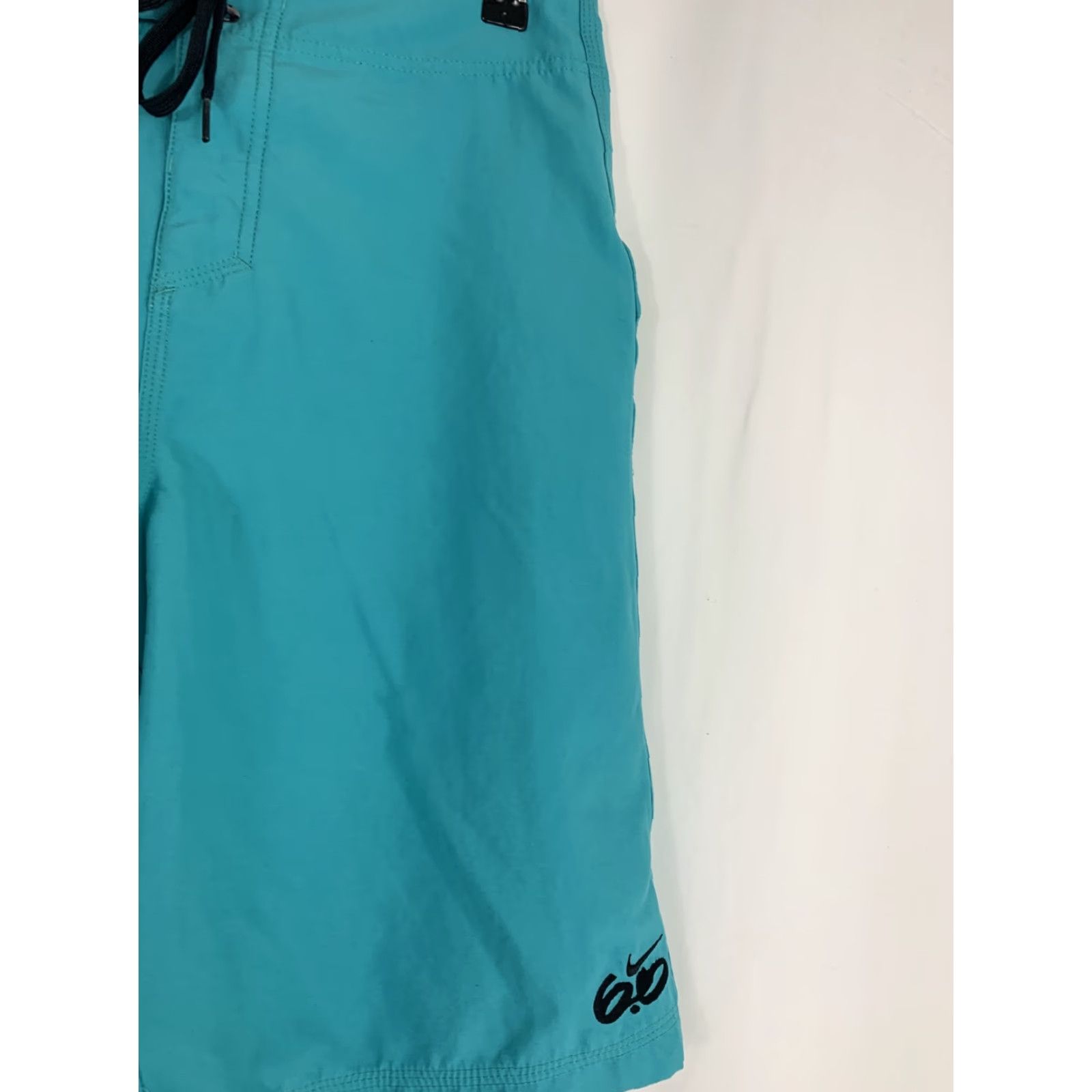 Nike Nike Mens Board Shorts Blue Drawstring M Swim Bottom 30x10 Size US 31 - 3 Thumbnail