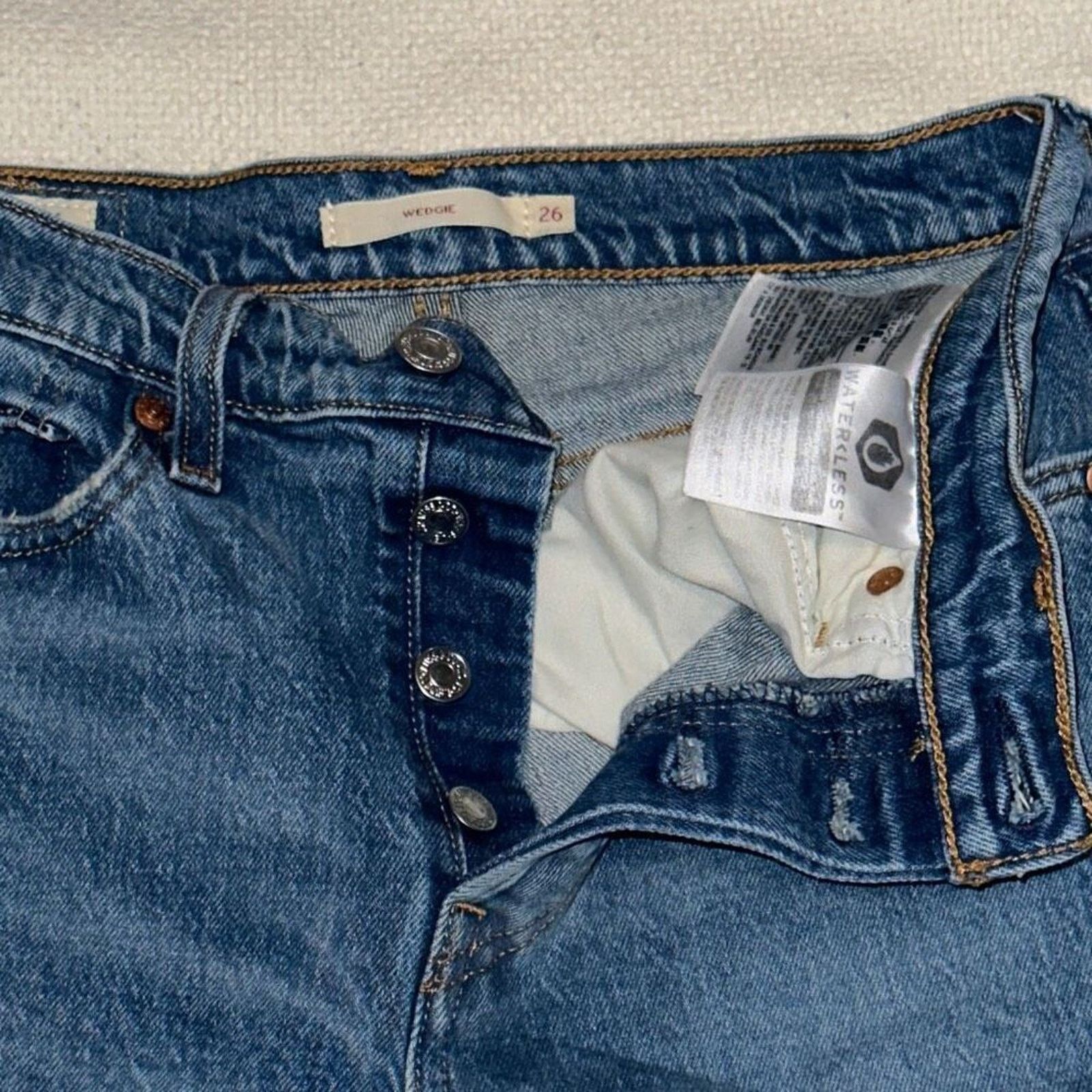 Levi's Levi’s High Waisted Wedgie Jeans | Sz 26 Size 26" / US 2 / IT 38 - 3 Thumbnail