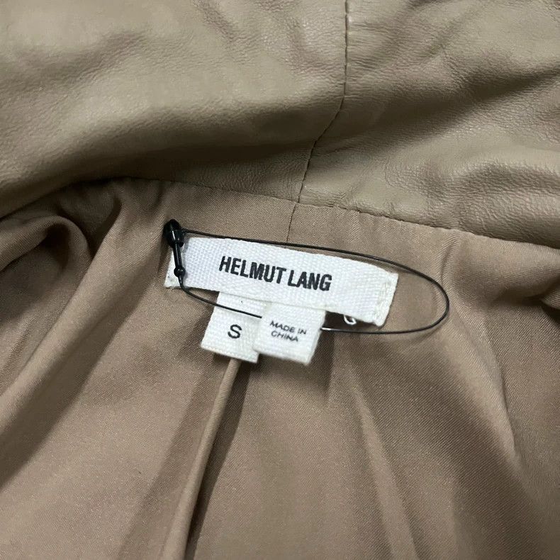 Helmut Lang HELMUT LANG A lamb skin buttoned leather jacket Size S / US 4 / IT 40 - 2 Thumbnail