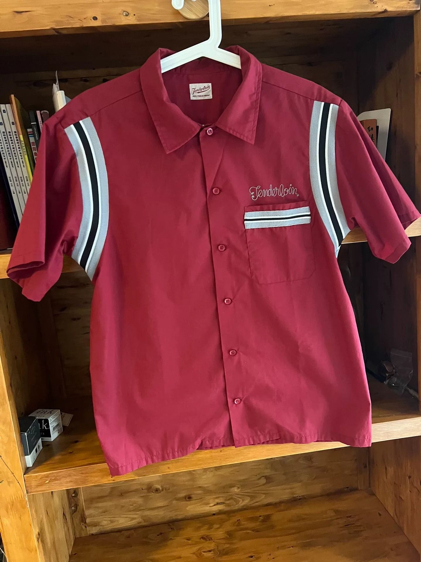 Tenderloin Tenderloin Red Bowling Short-Sleeve Shirt Size US S / EU 44-46 / 1 - 2 Thumbnail