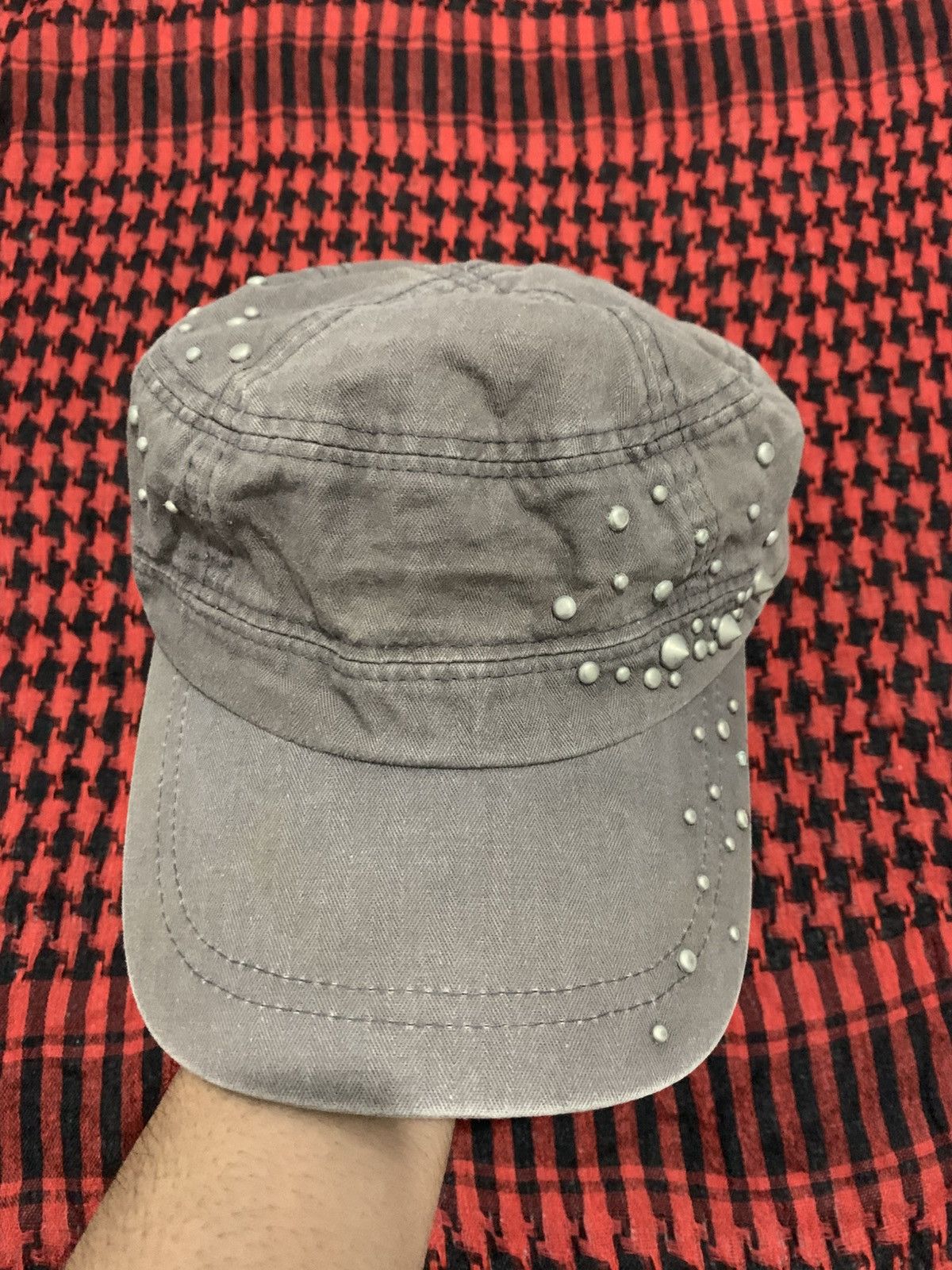 Japanese Brand Undefined Japanese Studded Commando Hat Punk Rock Stylish Size ONE SIZE - 3 Thumbnail