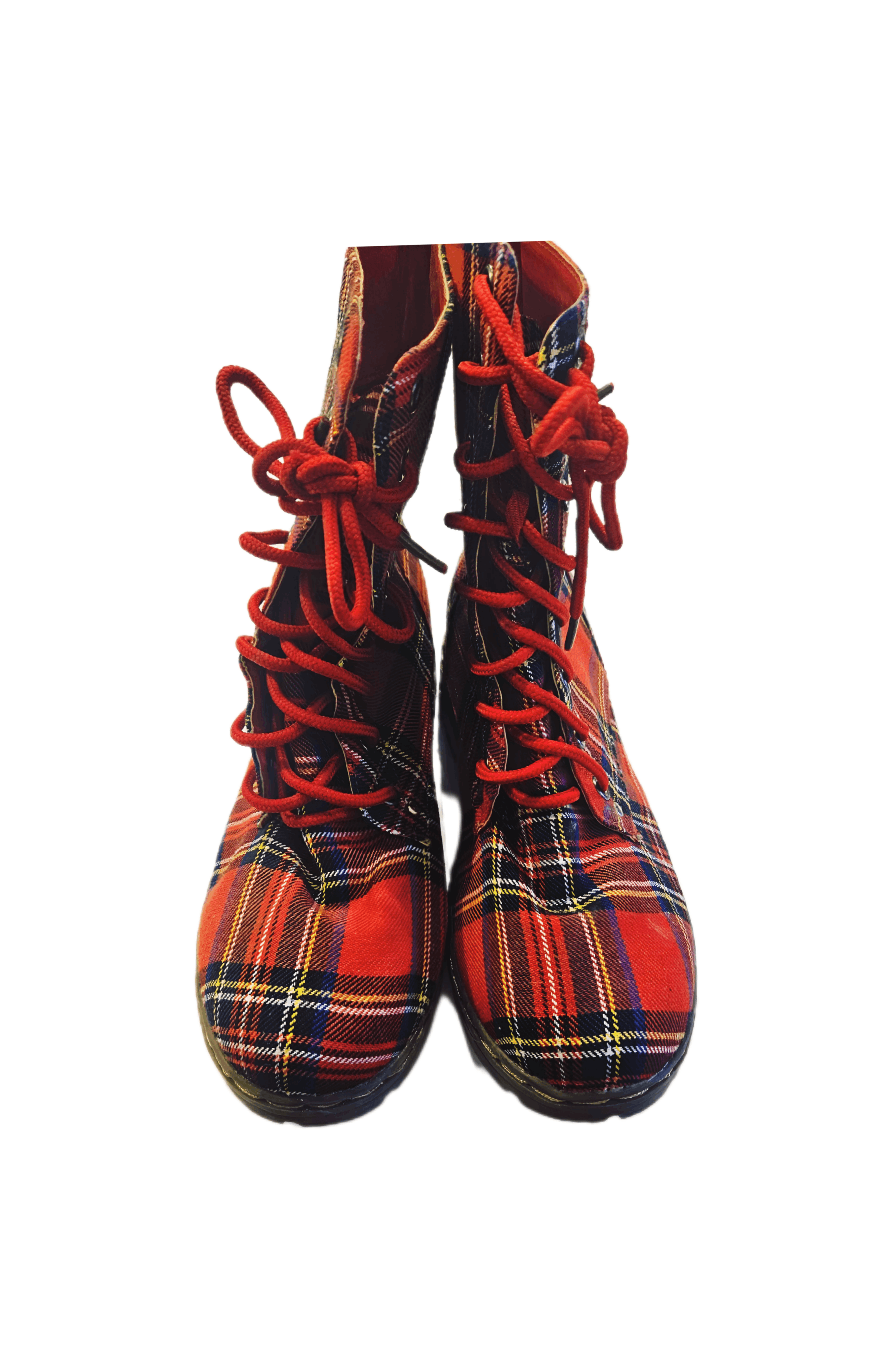 Other Carini Tartan Plaid Punk Boots Women’s US 8 New with Tags Size US 8 / IT 38 - 10 Thumbnail