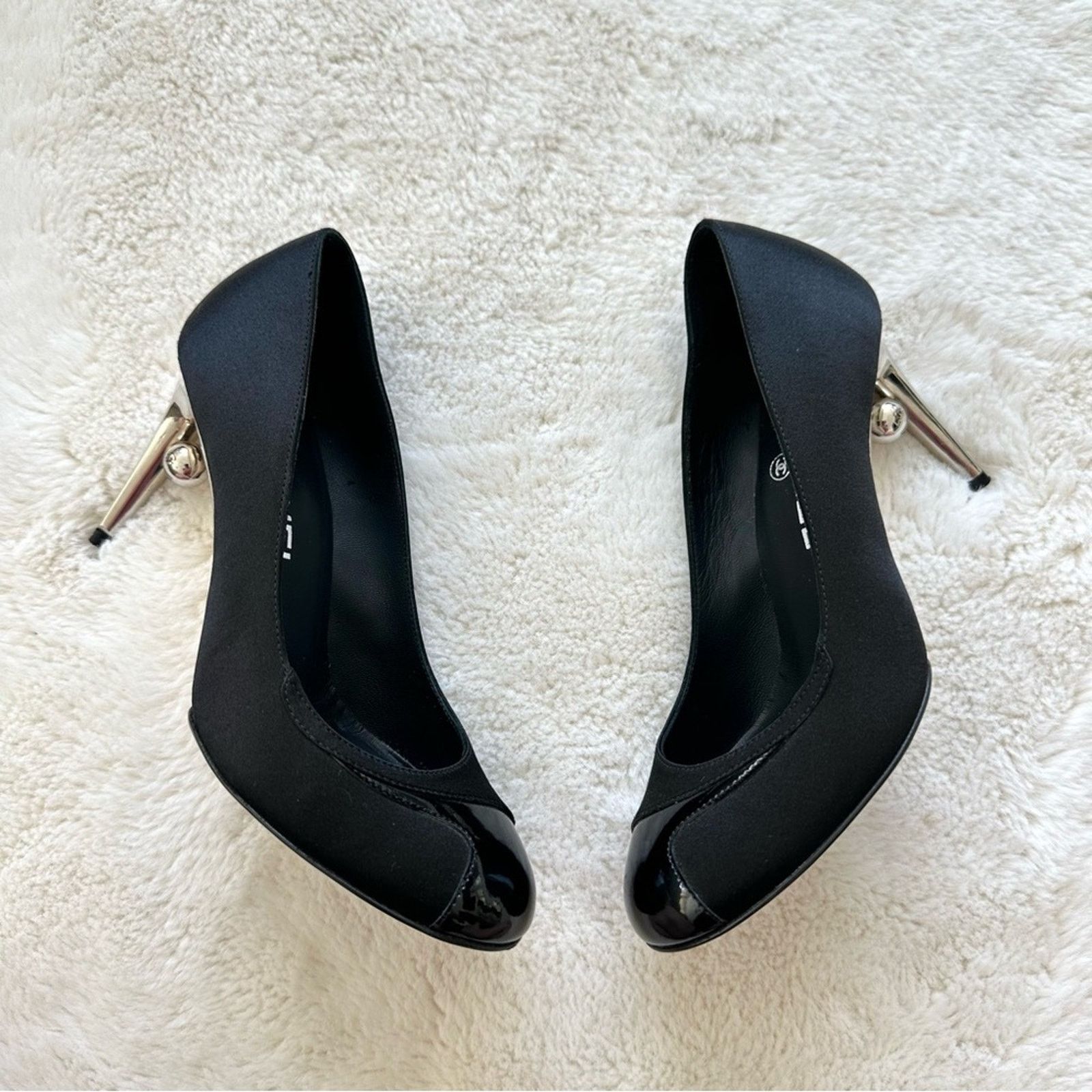 CHANEL heels with metal size 36 EU Authentic Retail 1450$