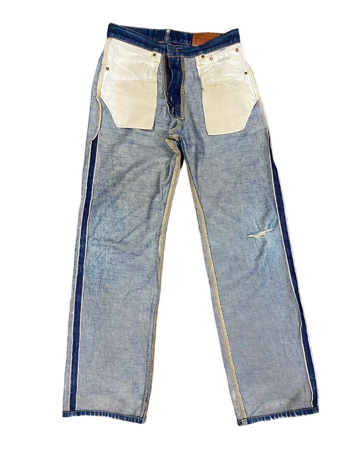 Edwin Vtg Edwin Redline 505X w29” Size US 29 - 9 Thumbnail
