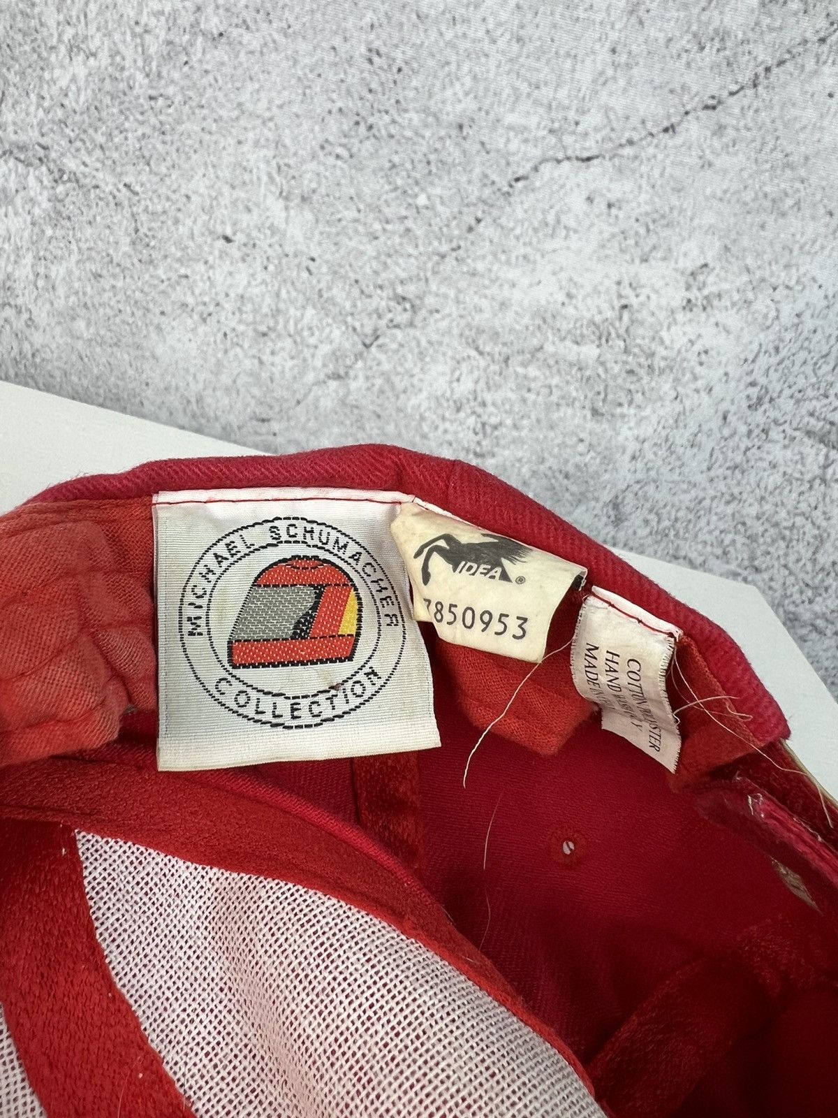 Ferrari Vintage Y2k 2001 official Ferrari F1 World Champion Hat cap Size ONE SIZE - 5 Thumbnail
