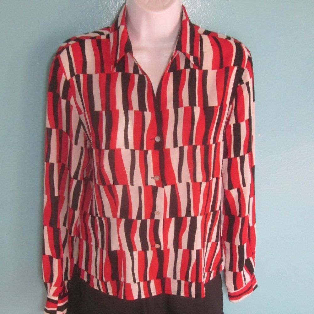 Vintage Vintage 80's Marshall Rousso Blouse Size S Size S / US 4 / IT 40 - 10 Thumbnail