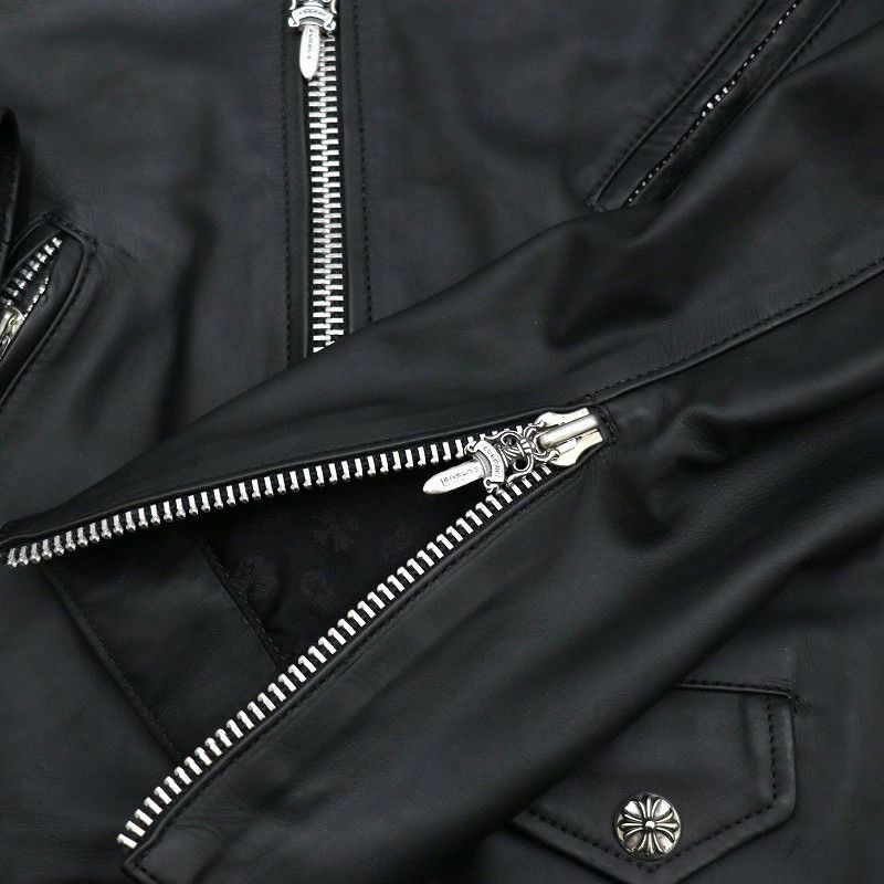 Chrome Hearts Chrome Hearts JJ Dean Leather Riders Jacket Size US M / EU 48-50 / 2 - 4 Thumbnail