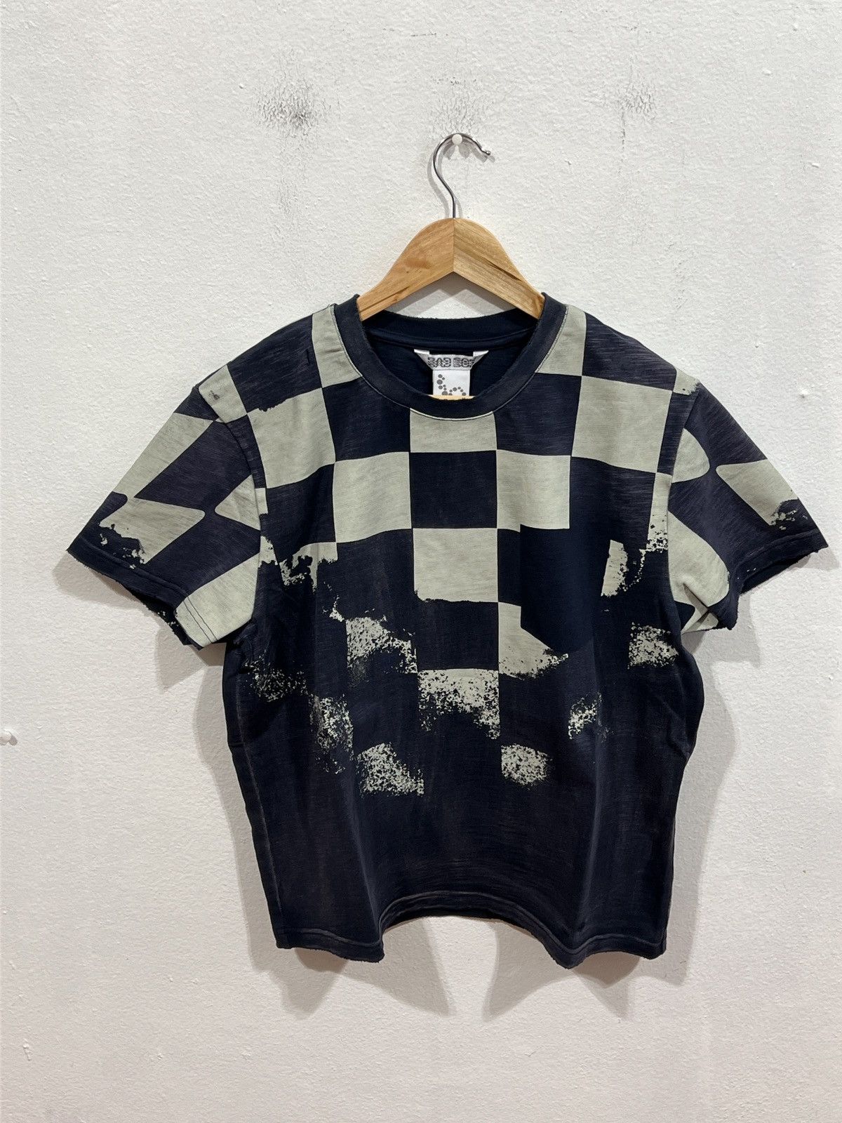 Bad Son Bad Son Checkerdboard Tee Vintage Navy Size US M / EU 48-50 / 2 - 1 Thumbnail