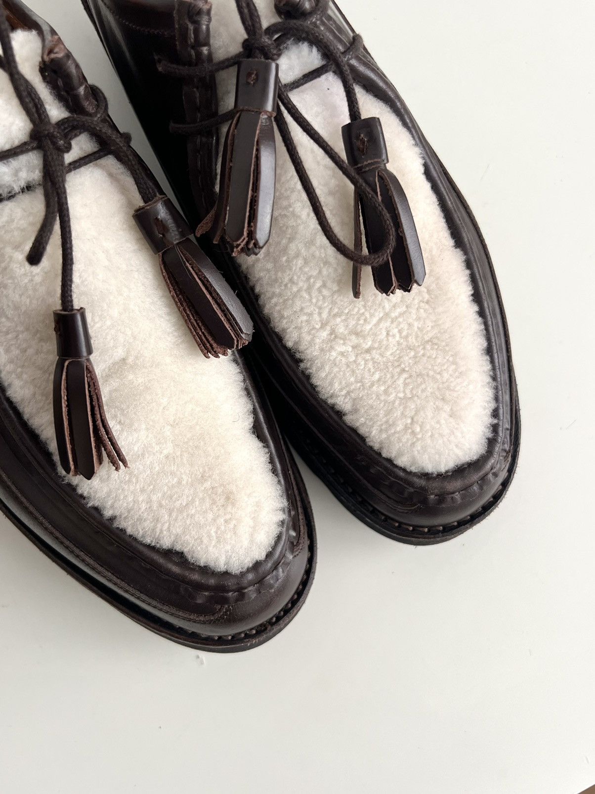 Grenson Bennet Shearling Lug Moc Brown Paraboot Michael