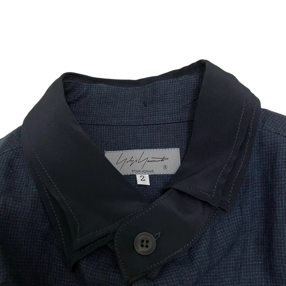 Yohji Yamamoto Yohji Yamamoto pour homme/HZ-B45-317 Linen Shirt Size US M / EU 48-50 / 2 - 5 Thumbnail