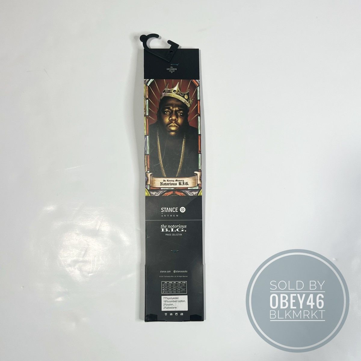 Stance Socks Stance Anthem Socks The Notorious B.I.G In Loving Memory Size ONE SIZE - 2 Thumbnail