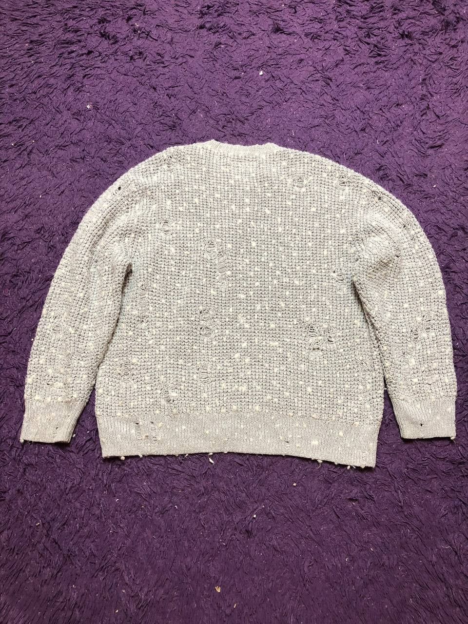 Allsaints vintage streetwear Allsaints Y2K Sweatshirt Avant-Garde gray Size US XL / EU 56 / 4 - 19 Thumbnail