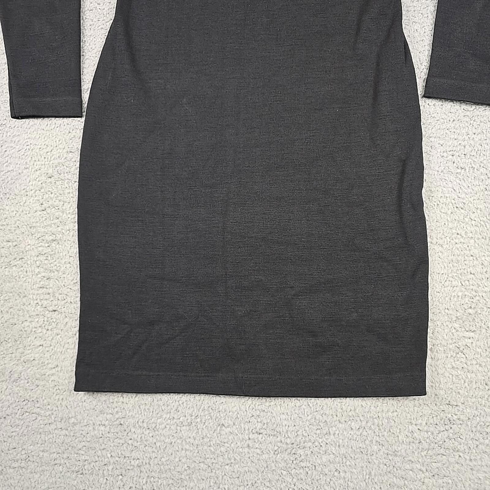 Other Vtg CDC Black Beaded Low Back Acrylic/Wool Wiggle Dress M Size M / US 6-8 / IT 42-44 - 4 Thumbnail