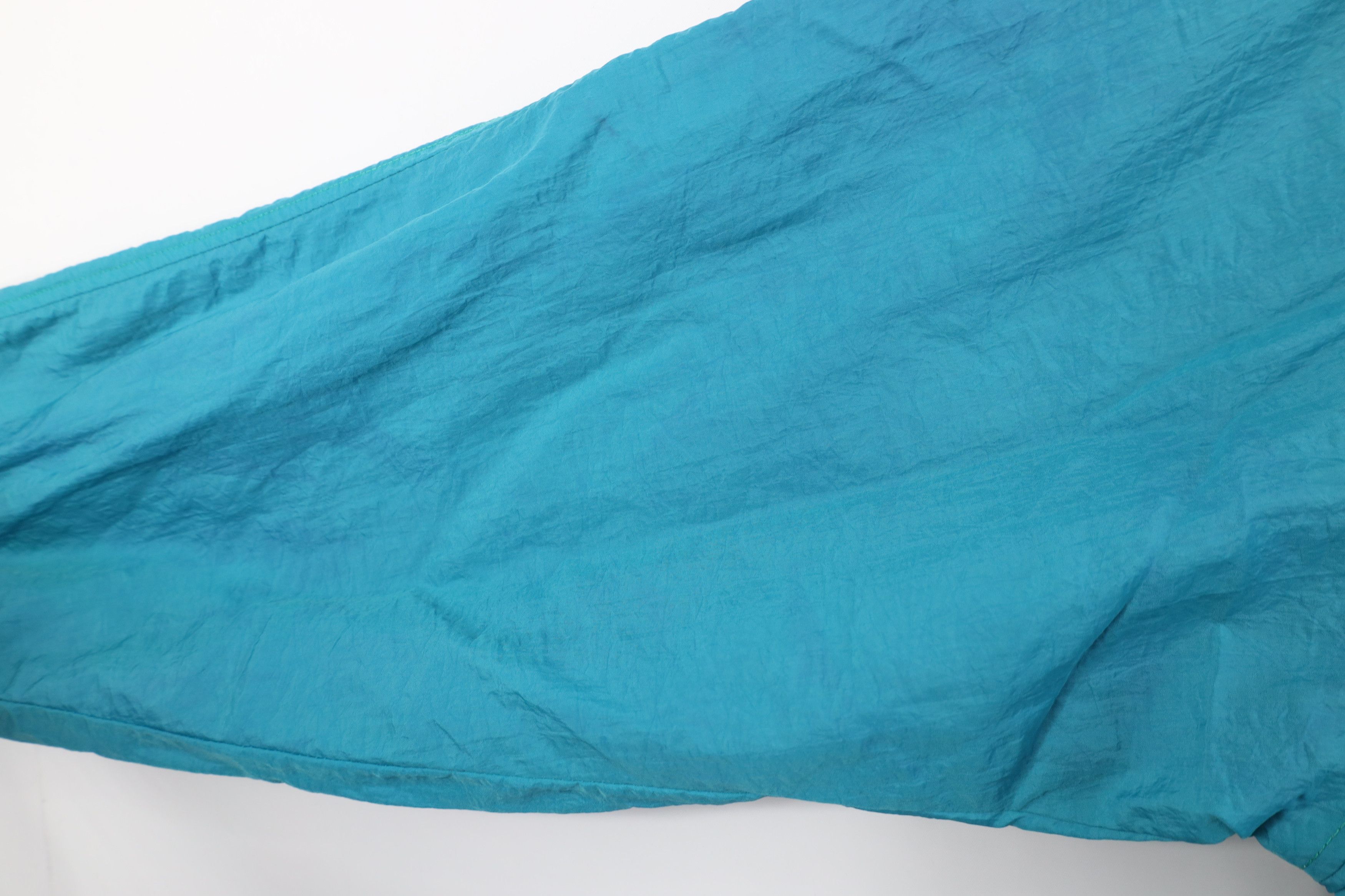 Vintage Vintage 90s Streetwear Packable Windbreaker Jacket Teal Size US XL / EU 56 / 4 - 10 Thumbnail