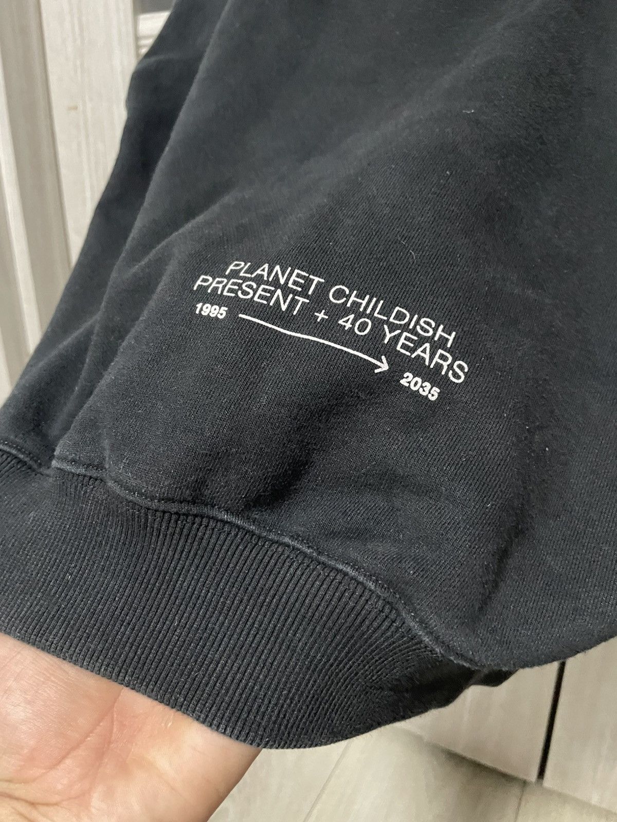 Designer Planet Childish Space Astronaut Hoodie Big Logo Y2K Size US S / EU 44-46 / 1 - 18 Thumbnail