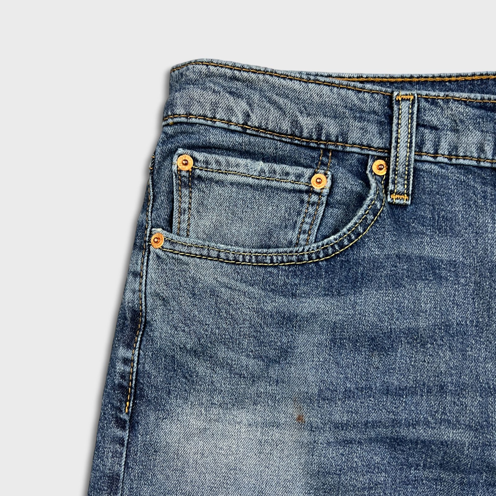 Levi's × Levi's Vintage Clothing × Vintage Levi's 514 Jeans 32x30 Straight Fit American Denim Pants Size US 32 / EU 48 - 3 Thumbnail
