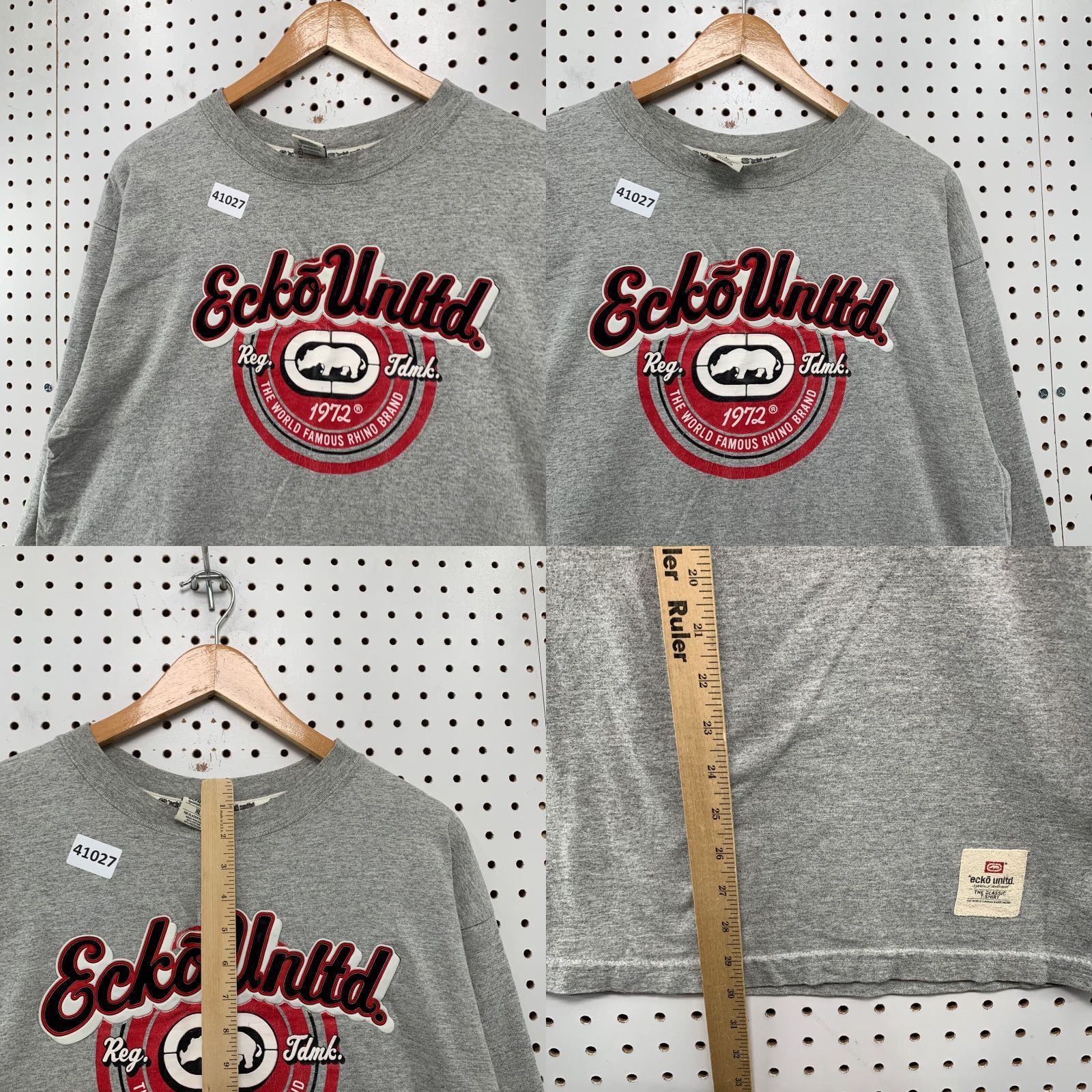 Ecko Unltd. VINTAGE Ecko Rhino Shirt Mens XL Gray Long Sleeve Hip Hop 2000s Vintage Y2K Shirt Mens XL Gray Long Sleeve Hip Hop Ecko Rhino Size US XL / EU 56 / 4 - 8 Thumbnail