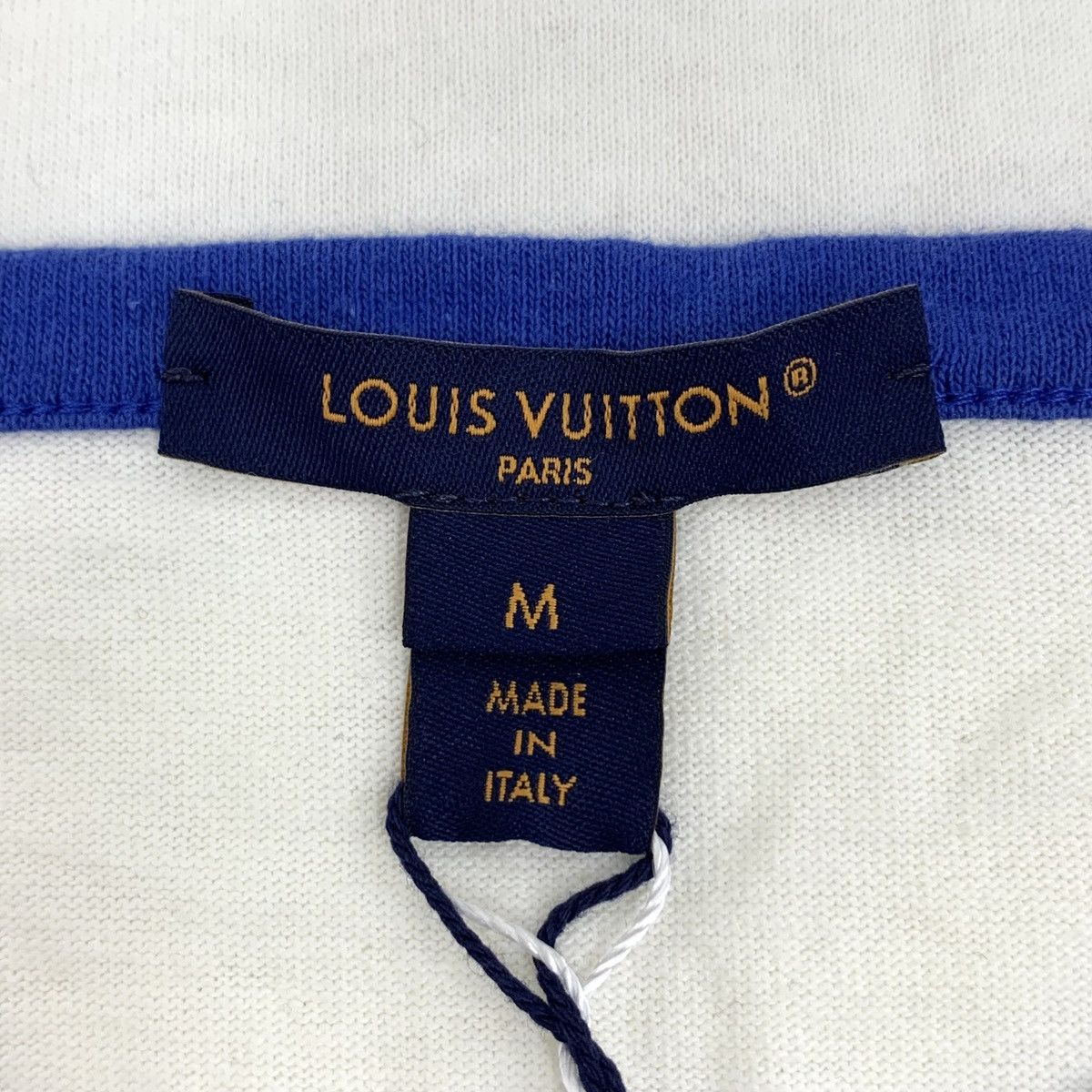 Louis Vuitton Louis Vuitton Logo Letter Flocked Short Sleeve T-shirt K26WX Size M / US 6-8 / IT 42-44 - 5 Thumbnail