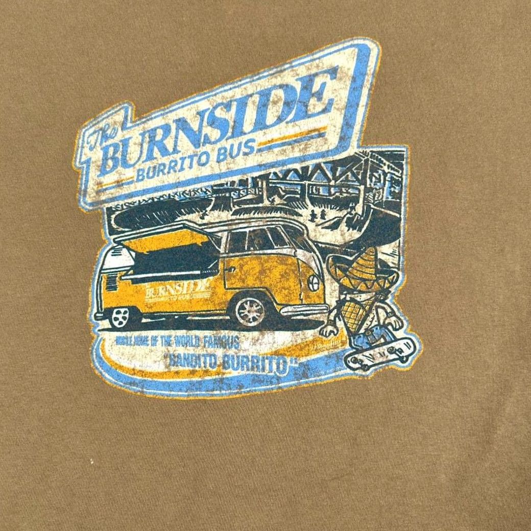 Burnside VINTAGE Now & Zen Food Truck Shirt Adult MEDIUM Brown Burnside Burrito Bus Skate Y2K Size US M / EU 48-50 / 2 - 2 Thumbnail