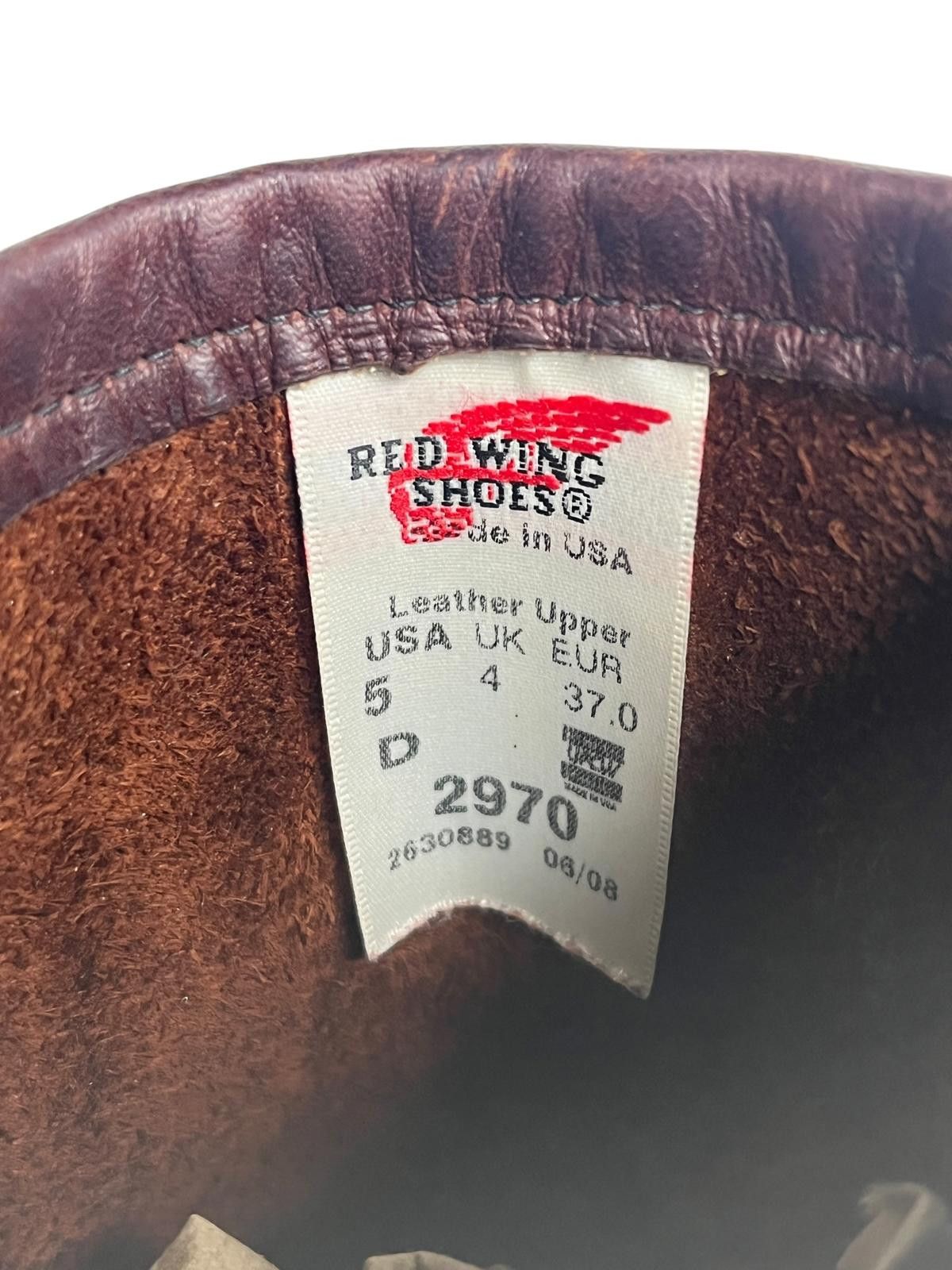 Other Red Wing Heritage 2970 Engineer Boots Brown Leather Made USA Size US 6.5 / IT 36.5 - 8 Thumbnail
