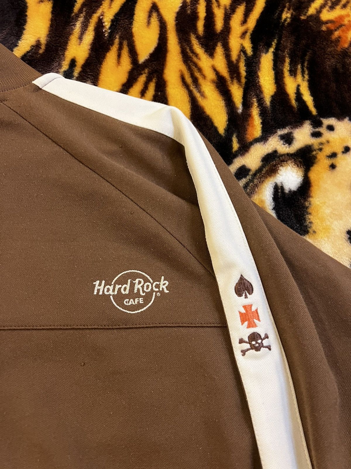 Hard Rock Cafe × Vintage Vintage Hard Rock Cafe Brown San Francisco Jacket Size US L / EU 52-54 / 3 - 8 Thumbnail