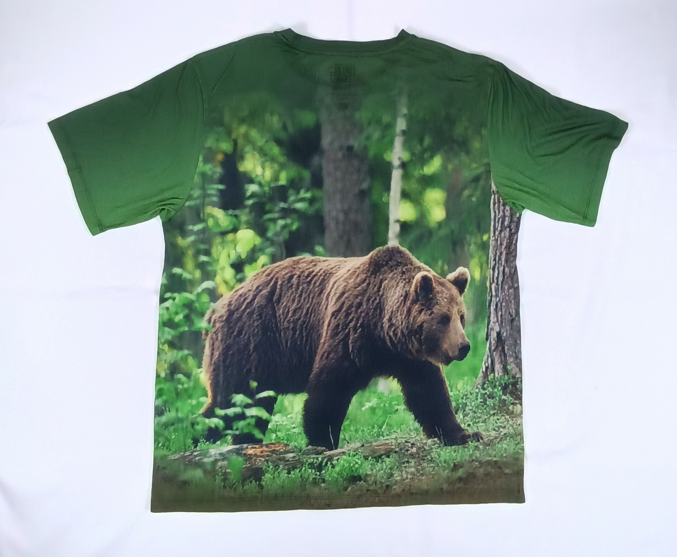 Habitat Vintage Wild Kind Bear In The Jungle Over Printed T Shirt Size US XL / EU 56 / 4 - 5 Thumbnail