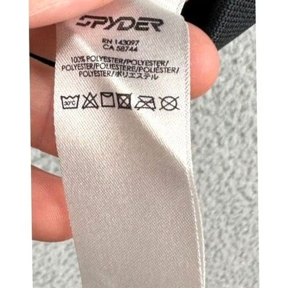Spyder VINTAGE Spyder Sweatshirt Mens Medium GT Black Skiing Quarter Zip Pullover Zip Front Preppy Polyester Microfiber Size US M / EU 48-50 / 2 - 6 Thumbnail