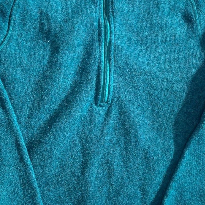 Patagonia Patagonia Women's Better Sweater 1/4-Zip Blue Green Size M Sweater Womens 1/4-Zip Size M / US 6-8 / IT 42-44 - 3 Thumbnail